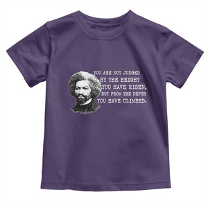 Frederick Douglass Quote Toddler T Shirt Black History Month TS14 Purple Print Your Wear