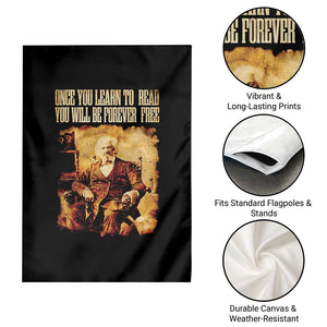 Frederick Douglass Quote Garden Flag Once You Learn to Read TS14 Print Your Wear