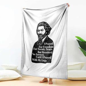 Frederick Douglass Inspirational Quote Throw Blanket Black History Month TS14 Print Your Wear