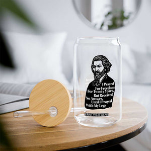 Frederick Douglass Inspirational Quote Glass Can Black History Month TS14 Print Your Wear