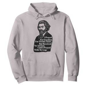 Frederick Douglass Inspirational Quote Hoodie Black History Month TS14 Ice Gray Print Your Wear