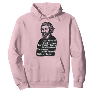 Frederick Douglass Inspirational Quote Hoodie Black History Month TS14 Light Pink Print Your Wear