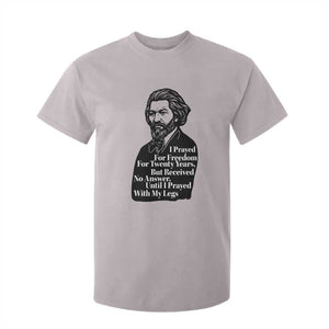 Frederick Douglass Inspirational Quote T Shirt For Kid Black History Month TS14 Ice Gray Print Your Wear
