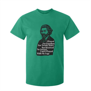 Frederick Douglass Inspirational Quote T Shirt For Kid Black History Month TS14 Irish Green Print Your Wear