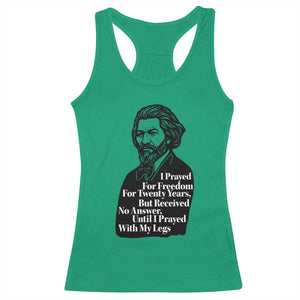 Frederick Douglass Inspirational Quote Racerback Tank Top Black History Month TS14 Irish Green Print Your Wear