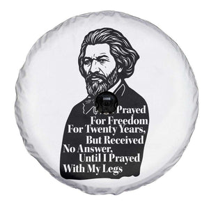 Frederick Douglass Inspirational Quote Spare Tire Cover Black History Month TS14 Print Your Wear