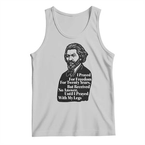 Frederick Douglass Inspirational Quote Tank Top Black History Month TS14 Ash Print Your Wear