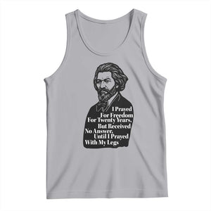 Frederick Douglass Inspirational Quote Tank Top Black History Month TS14 Athletic Heather Print Your Wear