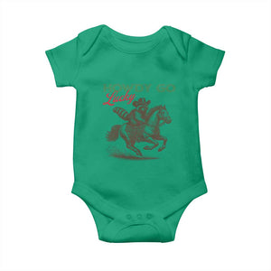 Howdy Go Lucky Baby Onesie Cowboy Raccoon St Patrick's Day TS14 Irish Green Print Your Wear