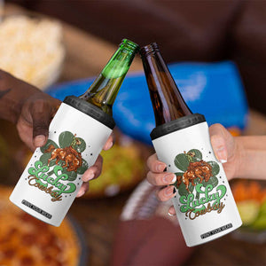 Lucky Cowboy Western 4 in 1 Can Cooler Tumbler Funny St Patrick's Day TS14 Print Your Wear