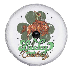 Lucky Cowboy Western Spare Tire Cover Funny St Patrick's Day TS14 Print Your Wear