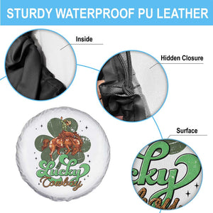 Lucky Cowboy Western Spare Tire Cover Funny St Patrick's Day TS14 Print Your Wear