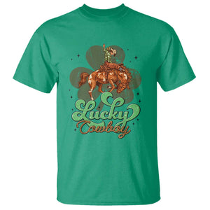 Lucky Cowboy Western T Shirt Funny St Patrick's Day TS14 Irish Green Print Your Wear