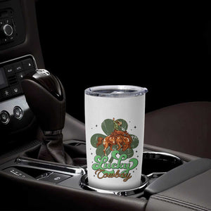 Lucky Cowboy Western Tumbler Cup Funny St Patrick's Day TS14 Print Your Wear