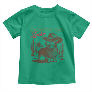 Howdy Go Lucky Toddler T Shirt Funny Corgi St Patrick's Day TS14 Irish Green Print Your Wear
