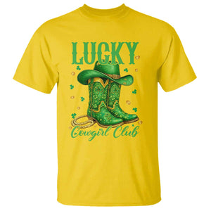 Lucky Cowgirl Club T Shirt Western Irish Cowboy St Patrick Day TS14 Daisy Print Your Wear