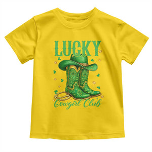 Lucky Cowgirl Club Toddler T Shirt Western Irish Cowboy St Patrick Day TS14 Daisy Print Your Wear