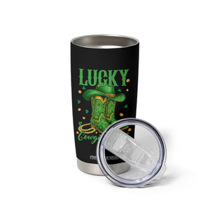 Lucky Cowgirl Club Tumbler Cup Western Irish Cowboy St Patrick Day TS14 Print Your Wear