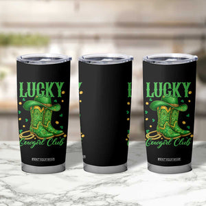 Lucky Cowgirl Club Tumbler Cup Western Irish Cowboy St Patrick Day TS14 Print Your Wear