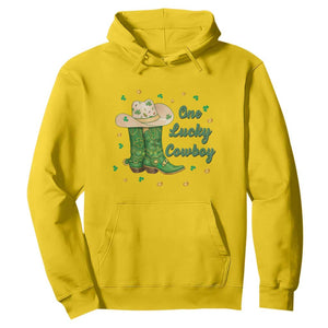 One Lucky Cowboy Hoodie Western Irish Cowboy St Patrick Day TS14 Daisy Print Your Wear