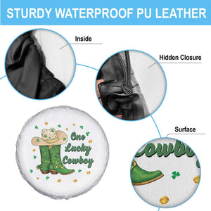 One Lucky Cowboy Spare Tire Cover Western Irish Cowboy St Patrick Day TS14 Print Your Wear
