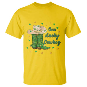One Lucky Cowboy T Shirt Western Irish Cowboy St Patrick Day TS14 Daisy Print Your Wear