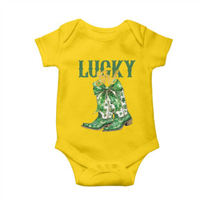 Lucky Cowgirl Baby Onesie Western Irish Cowboy St Patrick Day TS14 Daisy Print Your Wear