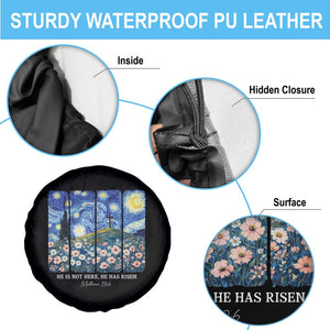 He is Risen Spare Tire Cover Christian Easter Starry Night Van Gogh TS14 Print Your Wear