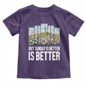 Friday is Good Sunday is Better Toddler T Shirt Christian Easter TS14 Purple Print Your Wear
