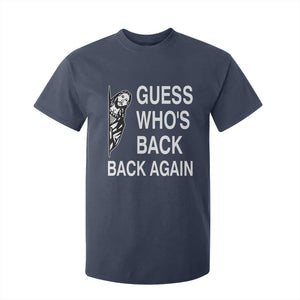 Guess Who's Back Back Again T Shirt For Kid Funny Easter Jesus Meme TS14 Navy Print Your Wear