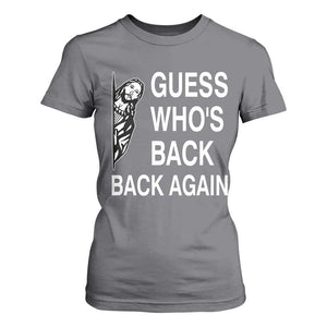 Guess Who's Back Back Again T Shirt For Women Funny Easter Jesus Meme TS14 Charcoal Print Your Wear