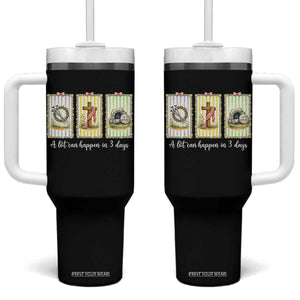 A Lot Can Happen in 3 Days Tumbler With Handle Christian Jesus Easter TS14 One Size: 40 oz Black Print Your Wear
