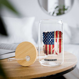 USA Hockey Bigfoot Glass Can Patriotic Sasquatch American Flag 4th of July TS14 Print Your Wear