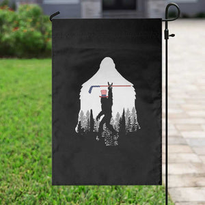 Bigfoot USA Ice Hockey 4th of July Garden Flag Funny Sasquatch Patriotic American Flag TS14 Print Your Wear