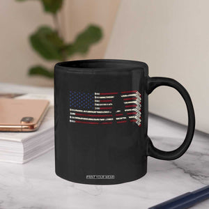 Patriotic Ice Hockey Sticks American Flag Coffee Mug TS14 Print Your Wear
