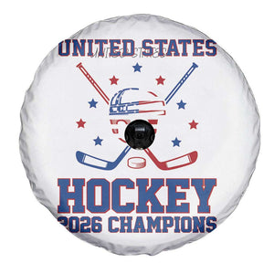 Hockey Champions 2026 Spare Tire Cover Patriotic Ice Hockey Fan TS14 Print Your Wear