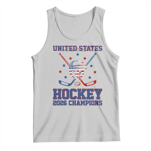 Hockey Champions 2026 Tank Top Patriotic Ice Hockey Fan TS14 Ash Print Your Wear