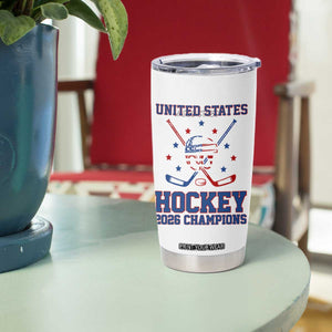 Hockey Champions 2026 Tumbler Cup Patriotic Ice Hockey Fan TS14 Print Your Wear