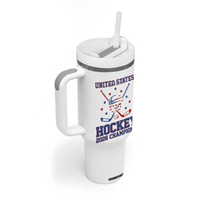 Hockey Champions 2026 Tumbler With Handle Patriotic Ice Hockey Fan TS14 Print Your Wear