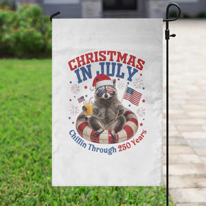 Raccoon 250th Anniversary Garden Flag Christmas in July
