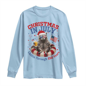 Raccoon 250th Anniversary Long Sleeve Shirt Christmas in July