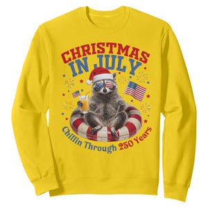 Raccoon 250th Anniversary Sweatshirt Christmas in July