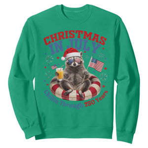 Raccoon 250th Anniversary Sweatshirt Christmas in July