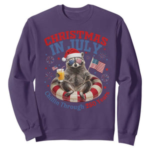 Raccoon 250th Anniversary Sweatshirt Christmas in July