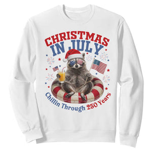 Raccoon 250th Anniversary Sweatshirt Christmas in July