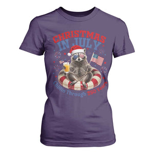 Raccoon 250th Anniversary T Shirt For Women Christmas in July