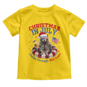 Raccoon 250th Anniversary Toddler T Shirt Christmas in July