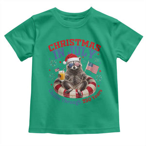Raccoon 250th Anniversary Toddler T Shirt Christmas in July