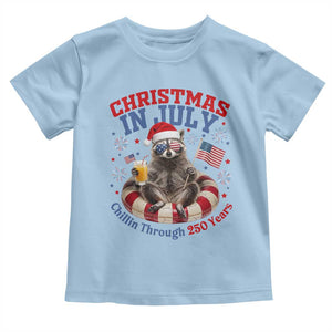 Raccoon 250th Anniversary Toddler T Shirt Christmas in July