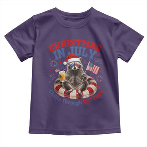 Raccoon 250th Anniversary Toddler T Shirt Christmas in July